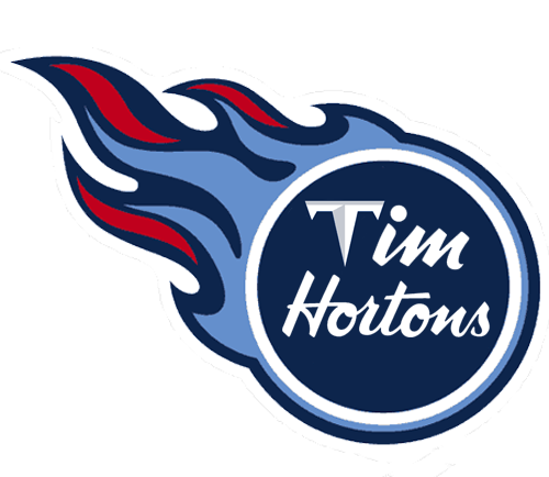 Tennessee Titans Canadian Logos fabric transfer
